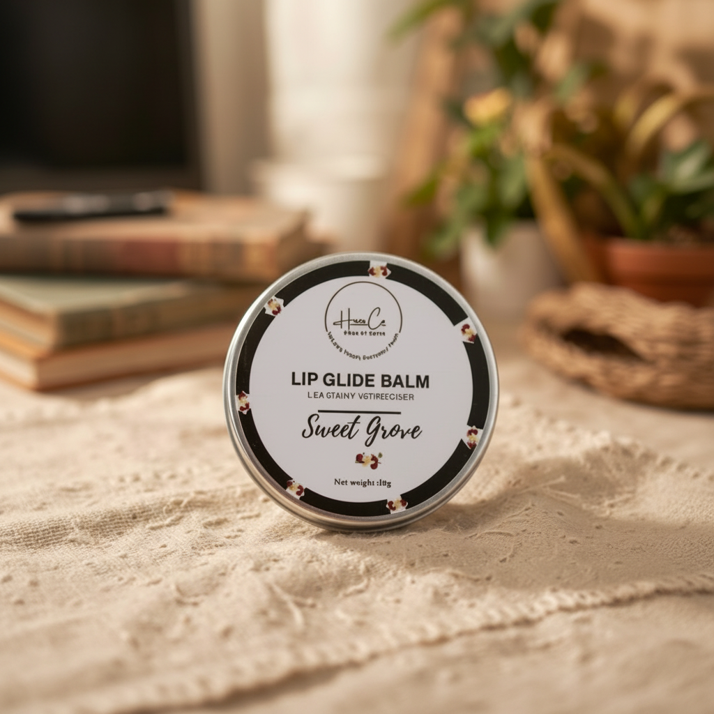 Sweet Grove Lip Glide Balm – 10g Hydrating Lip Care Jar