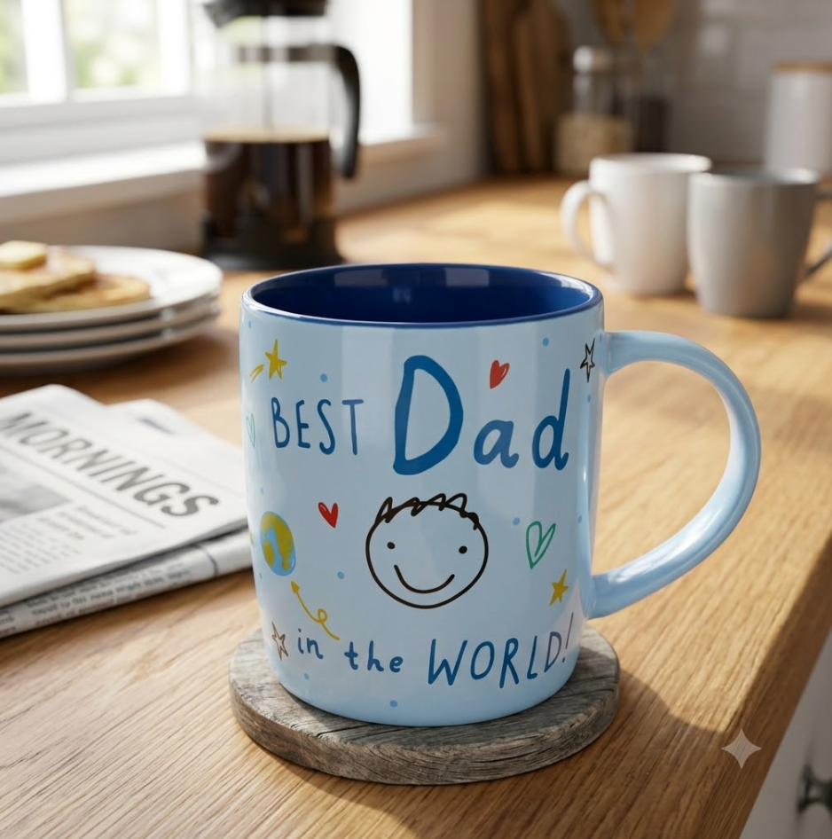 Scribbles Dad Mug – Thoughtful Gift for Dad