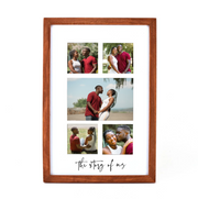 Moments Wooden Collage Frame - The Story of Us