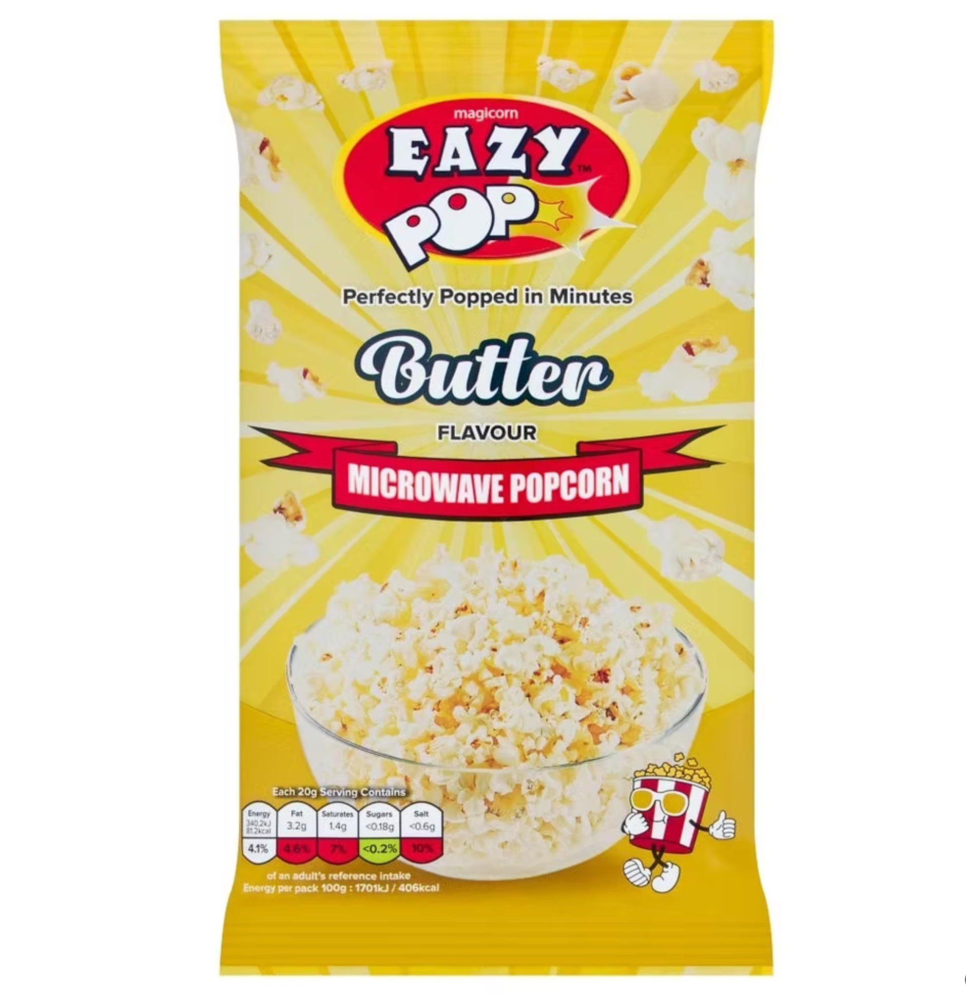 Easy Pop Popcorn Butter 85G