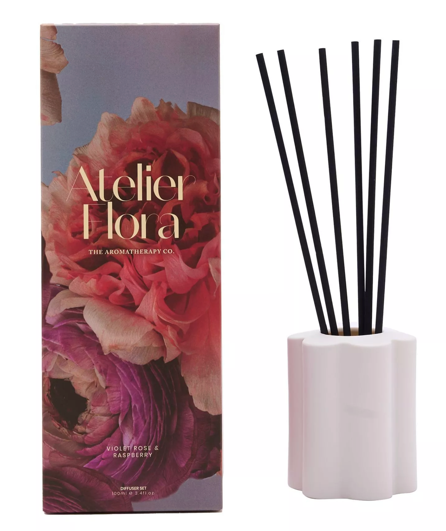 Atelier Flora 100ml Diffuser - Violet & Rose