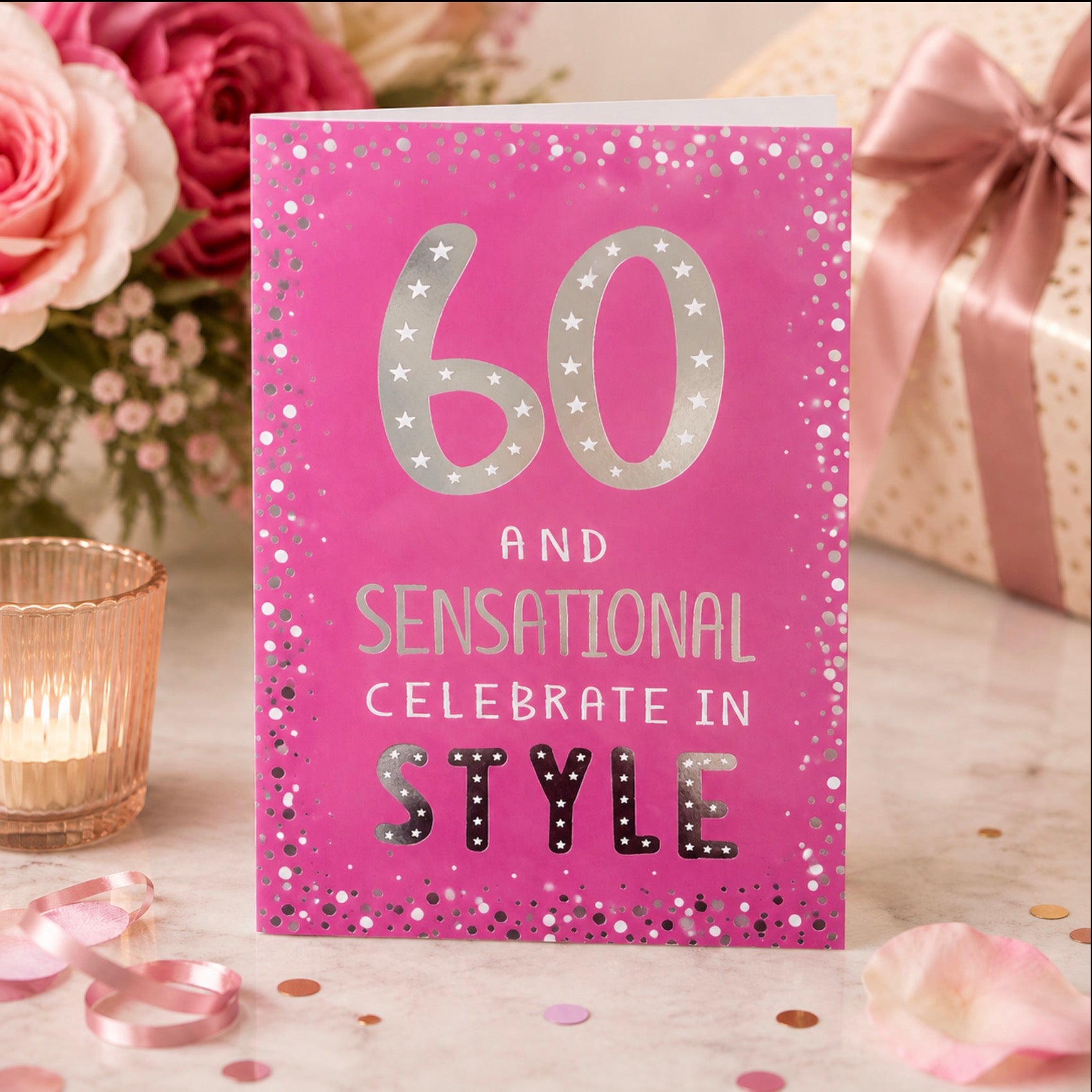 60-Year Milestone Card For Her