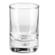 Transparent, dishwasher-safe shot glass