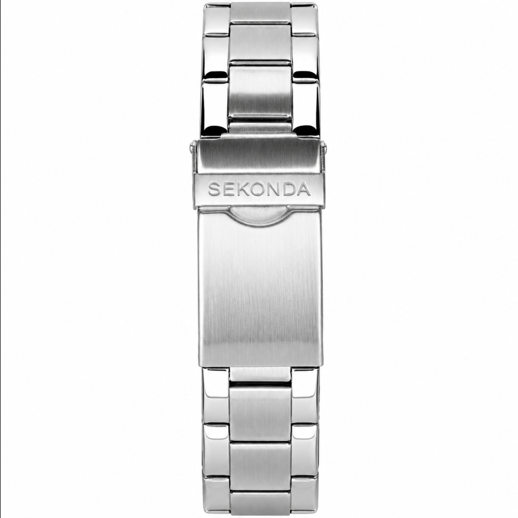 Sekonda Wave Men's Sports Watch – Black Dial & Two-Tone Bracelet