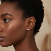 Sparkly Crystal Star Studs