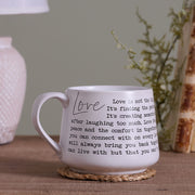Moments Stoneware Mug - Love