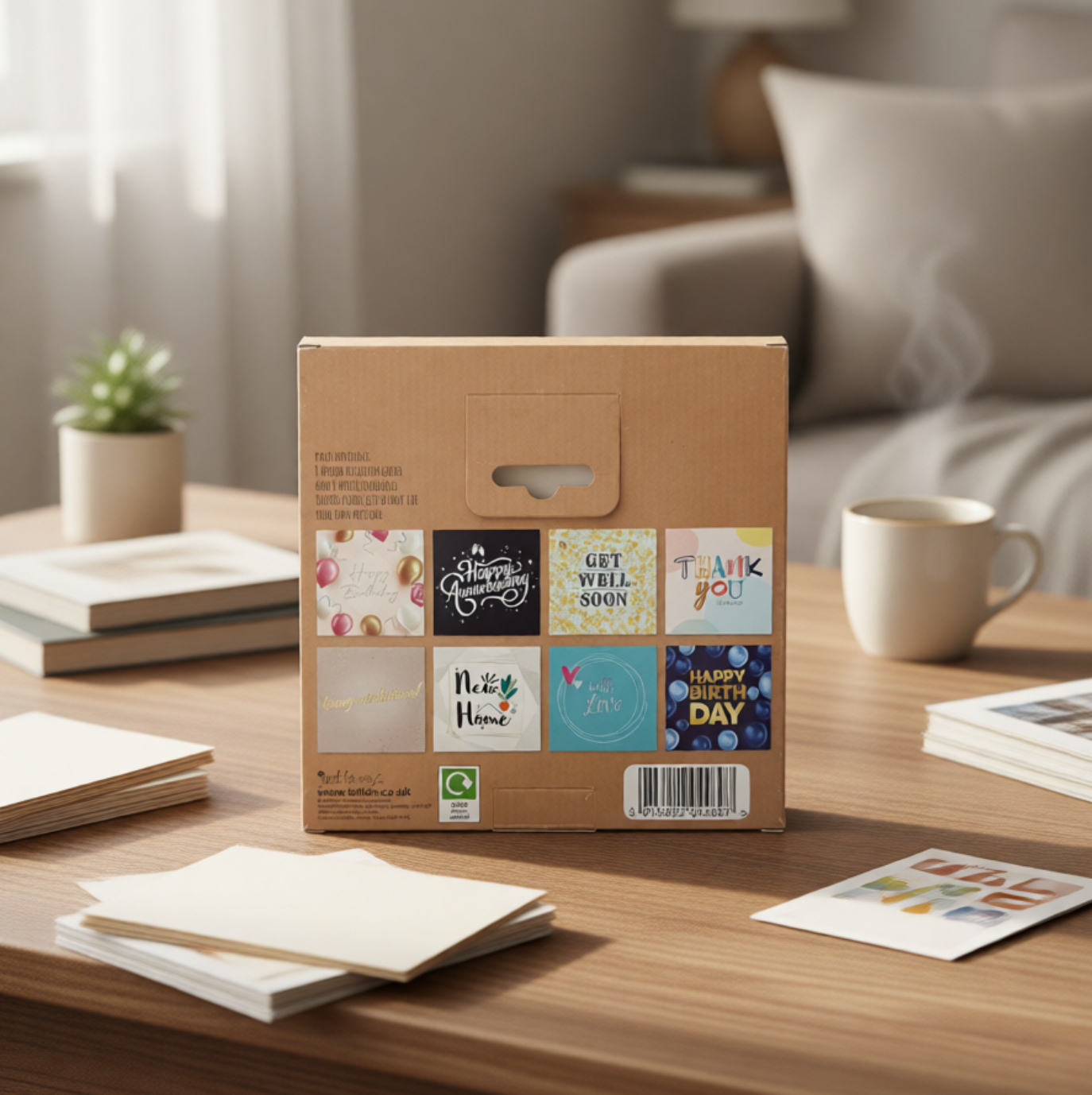 Mixed-Occasions Card Box – Assorted Greeting Cards (Blank Inside)