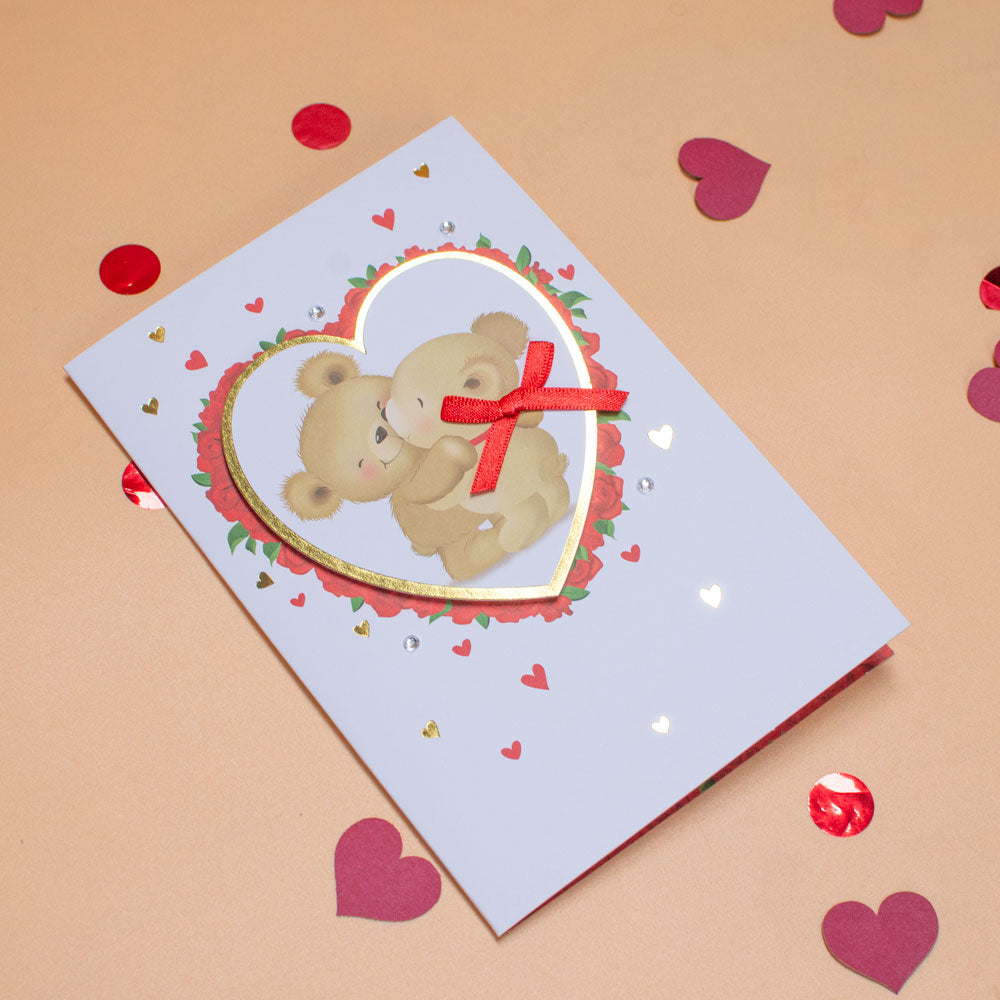 Forever Together Teddy Bear Card