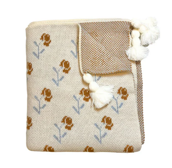 Terracotta Throw Blanket