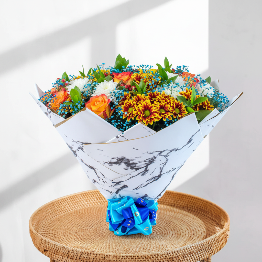 The Classical Standing Flower Bouquet-Side