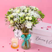 The Serena X 7oz Glass Scented Candle Jar With Lid