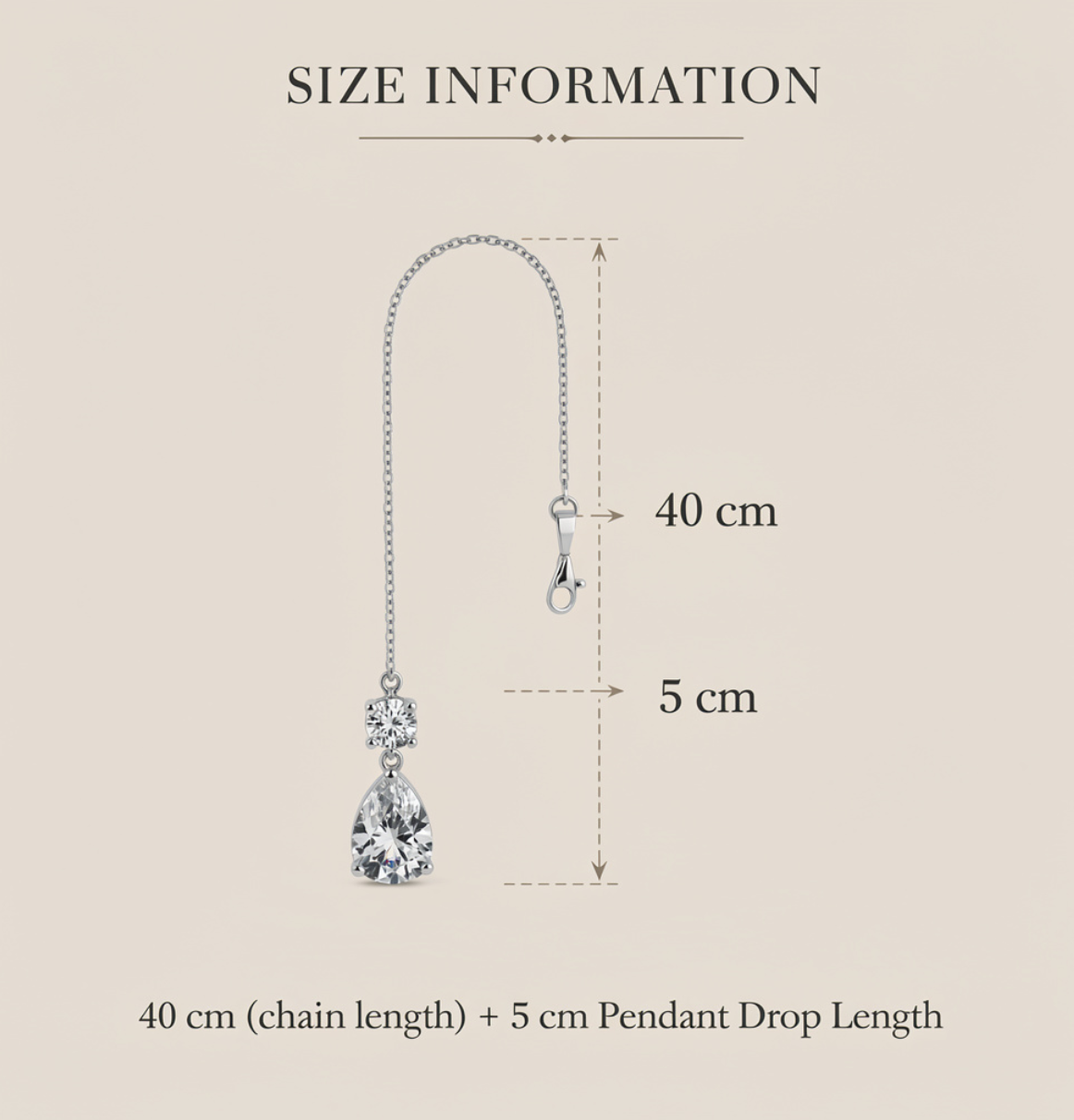 The Soleil Necklace – Rhodium Plated – Sunshine