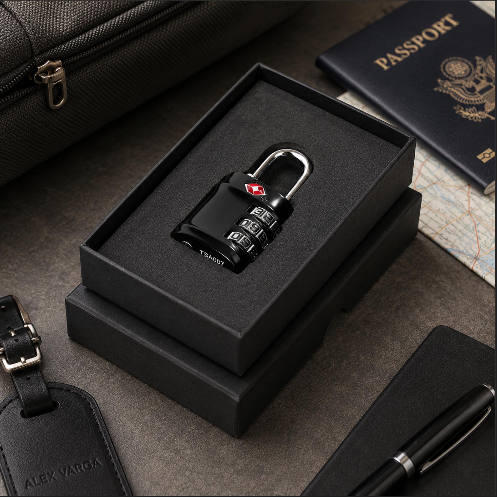 Alex Varga Vault TSA Combination Lock – Travel Security Lock