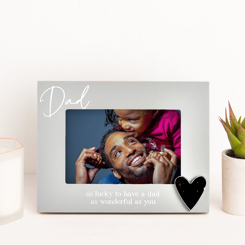 Treasured Moments Wooden Photo Frame-Dad