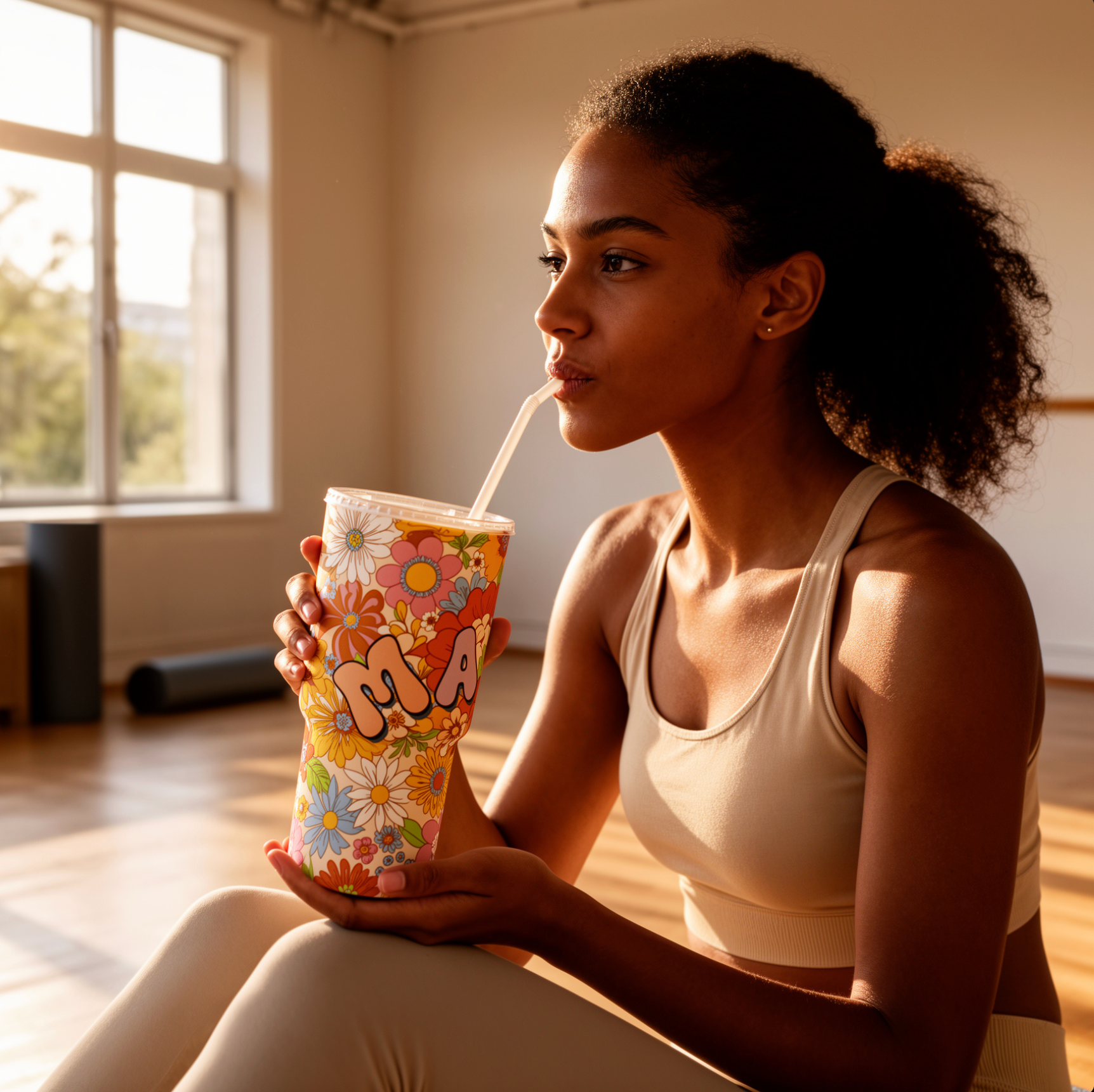 MAMA 30 oz Stainless Steel Vacuum Tumbler