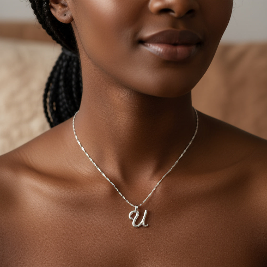 Letter Drop Necklace