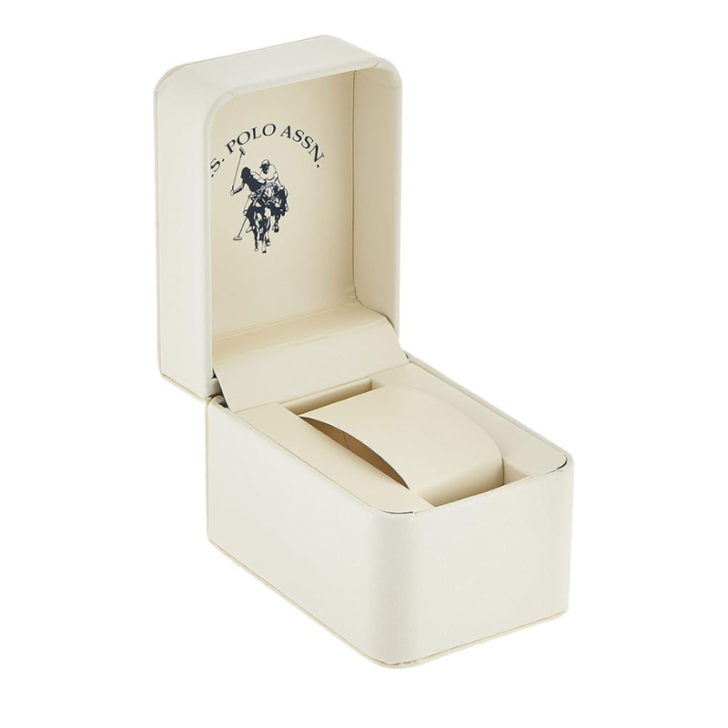 U.S. Polo Assn. Women's Silver & Rose Gold-Tone Bracelet Watch