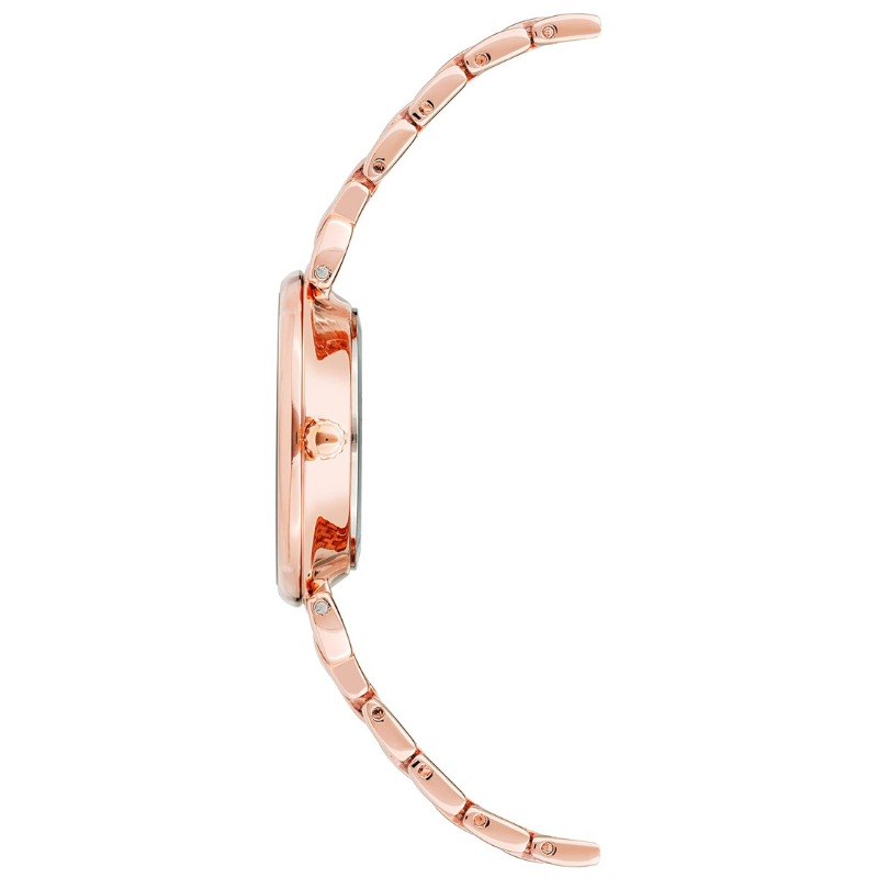 Anne Klein Women's Bracelet Watch – Rose Gold & Matte Green Dial