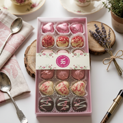 Van Roy Assorted Milk & White Chocolates – 245g (contains alcoholic chocolates).