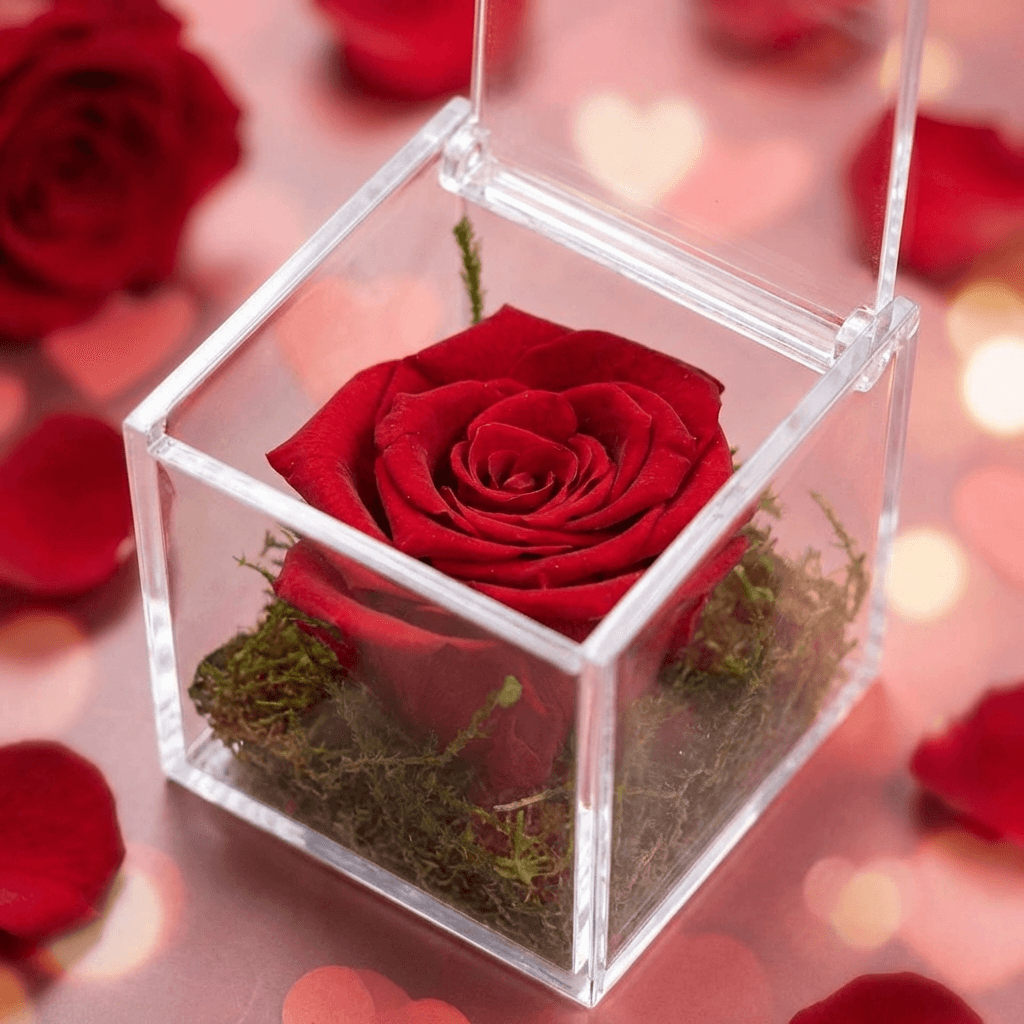 Velvety Forever Red Rose