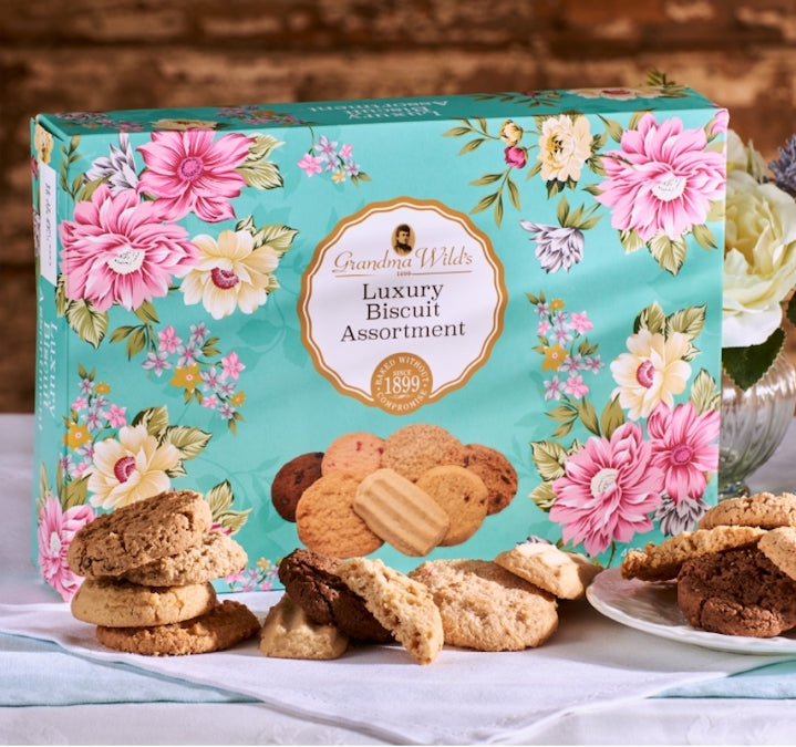 Victorian Floral Luxury Biscuit Selection, 400g