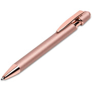 Signature Stylus Pen – Aluminium Rubberised 1.0mm Ballpoint with Rose Gold Trim & Touchscreen Stylus