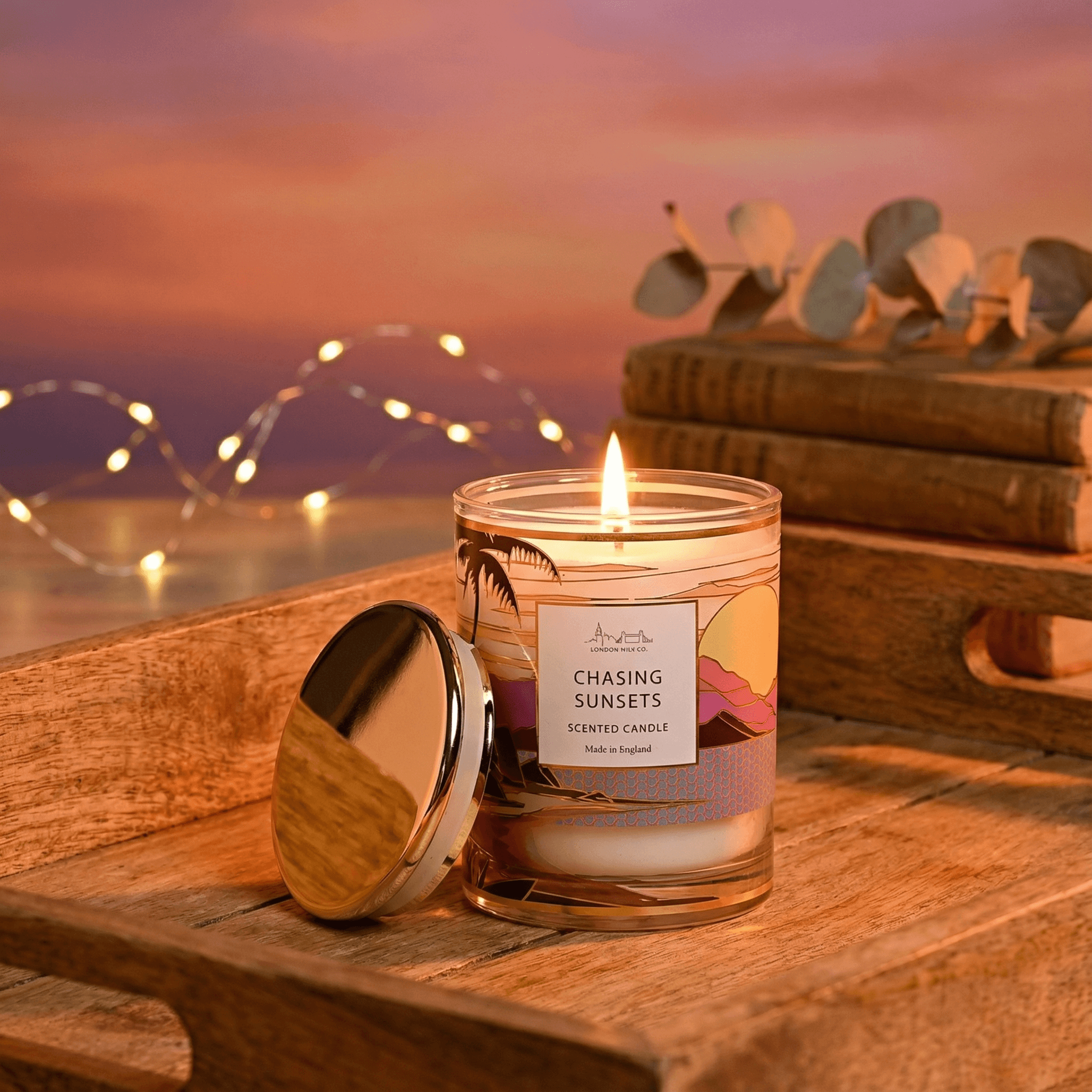 Chasing Sunsets Scented Candle – 227g (London Wax Co.)