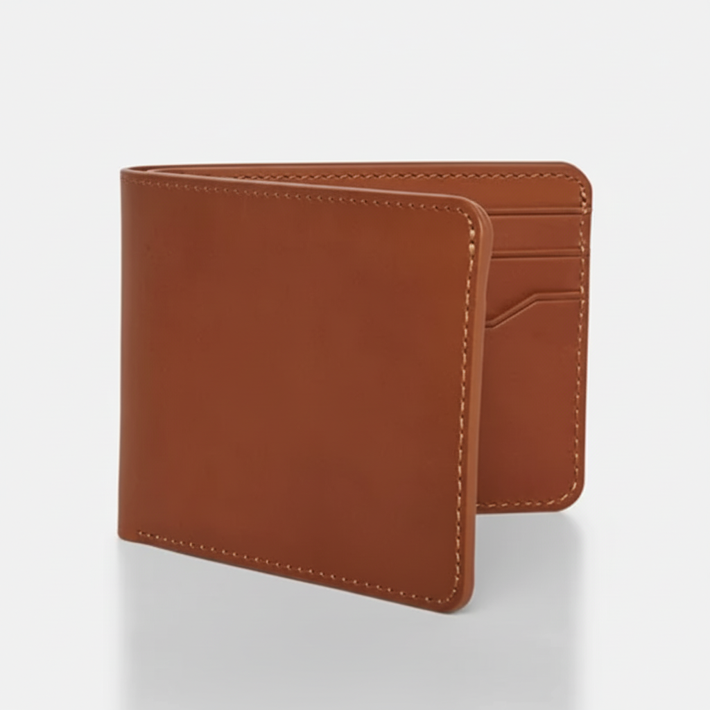 Vintage Rugged PU Leather Wallet – 11.5 × 9.5 cm