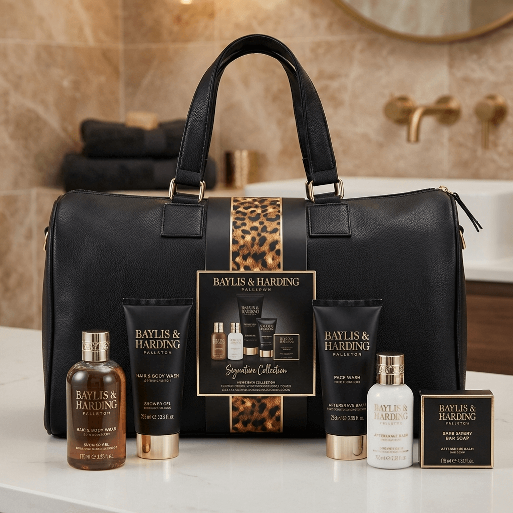 Baylis & Harding Men’s Black Pepper & Ginseng Grooming Weekender Set