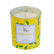 10 Oz Floral Prints Glass Candles