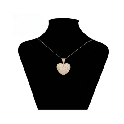 Caroline Love Heart Pendant With Necklace