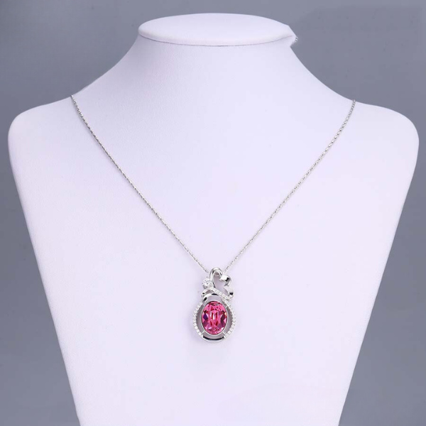 Nour Crystal Swarovski Pendant With Necklace