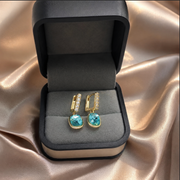 Swarovski Hoop Drop Earrings Box