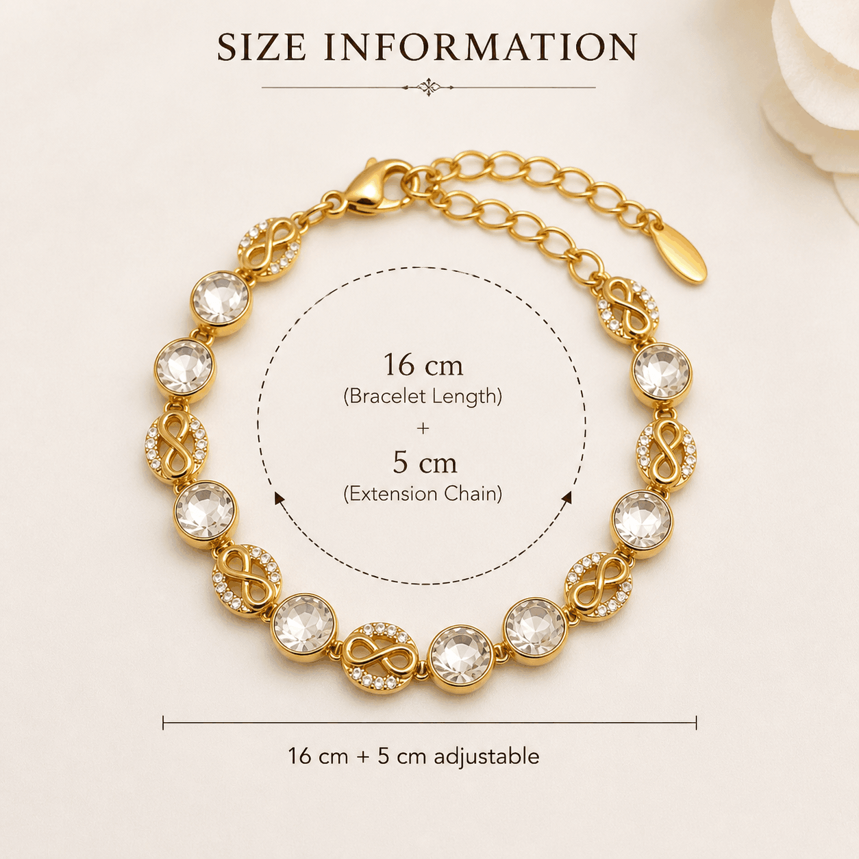 The Rachel Bracelet – 18k Gold Plated