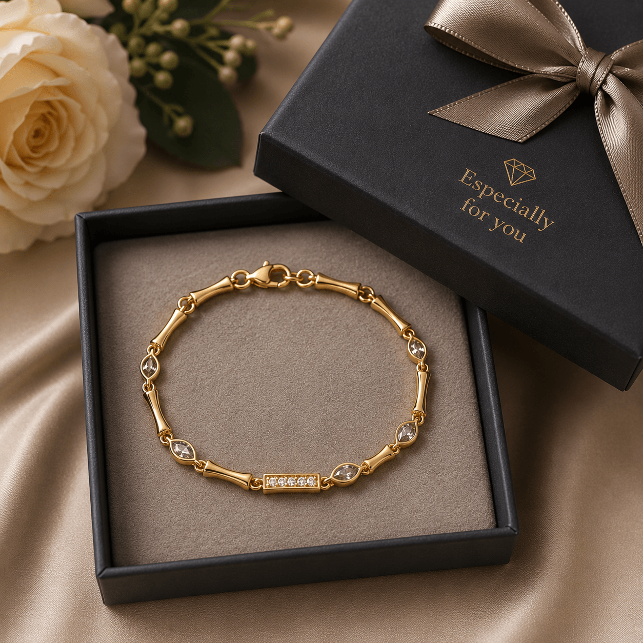The Quinn Bracelet – 18k Gold Plated