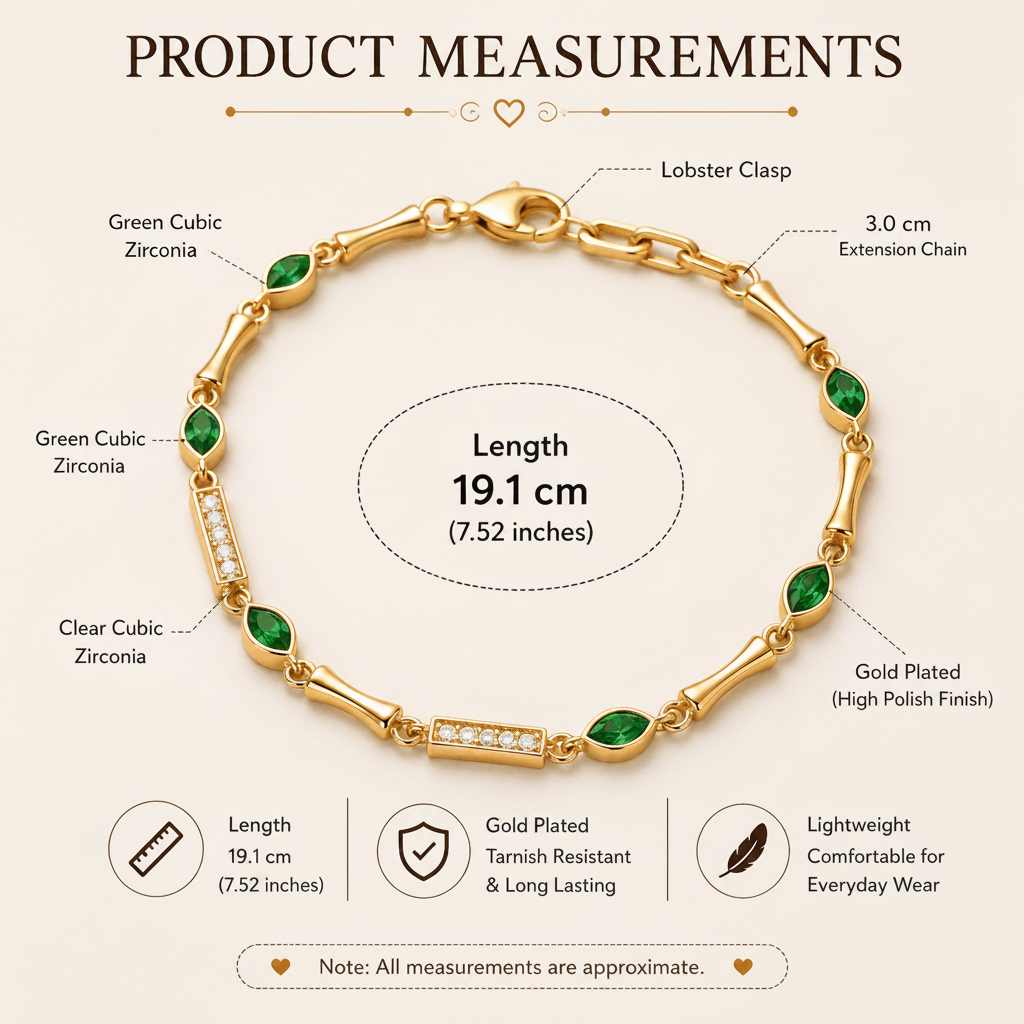The Quinn Bracelet – 18k Gold Plated