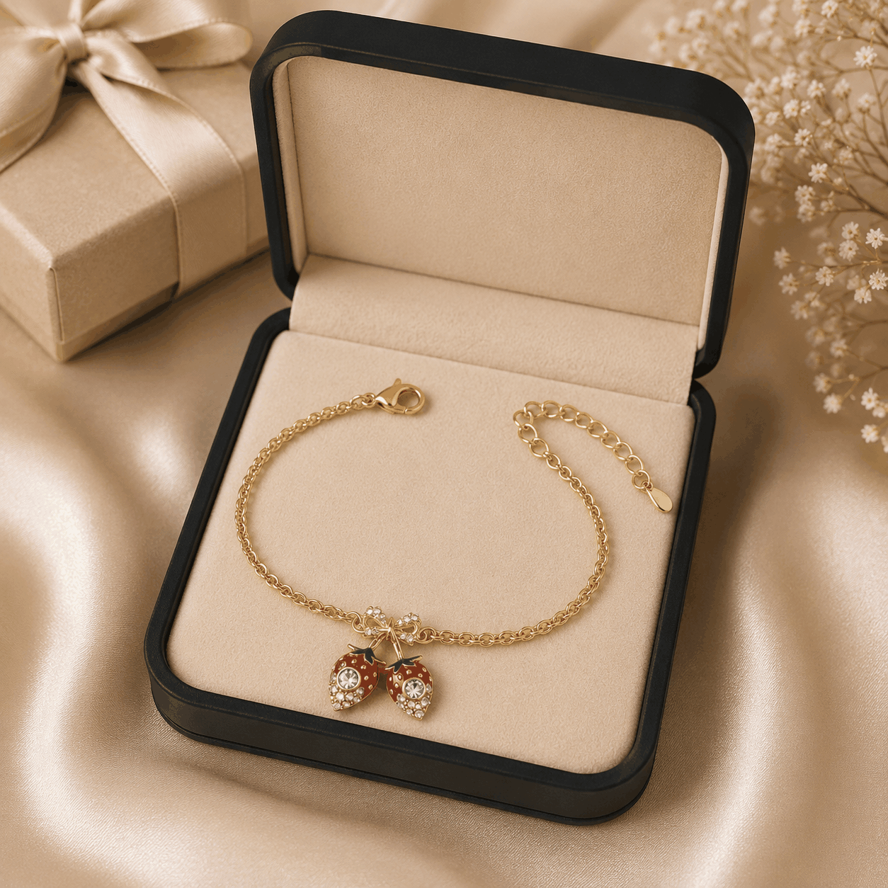 The Beth Bracelet – 14k Gold Plated – Charm