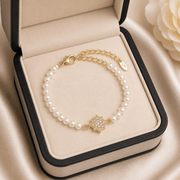 The Naomi Bracelet – Gold Plated – Pearl