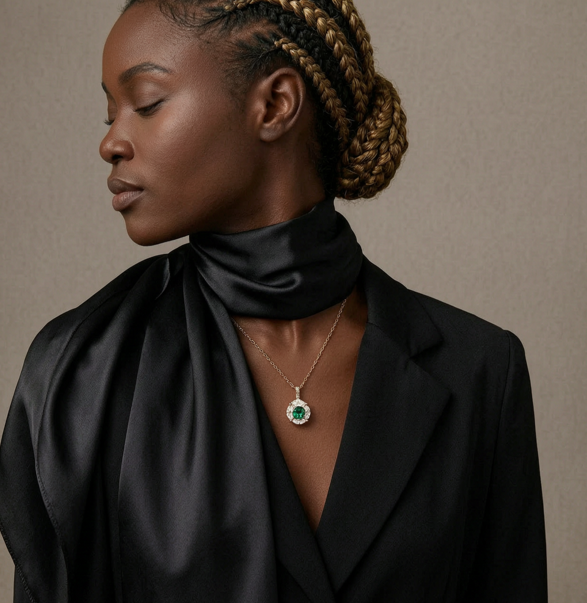 The Luna Necklace – 18k Gold Plated – Crystal Ball