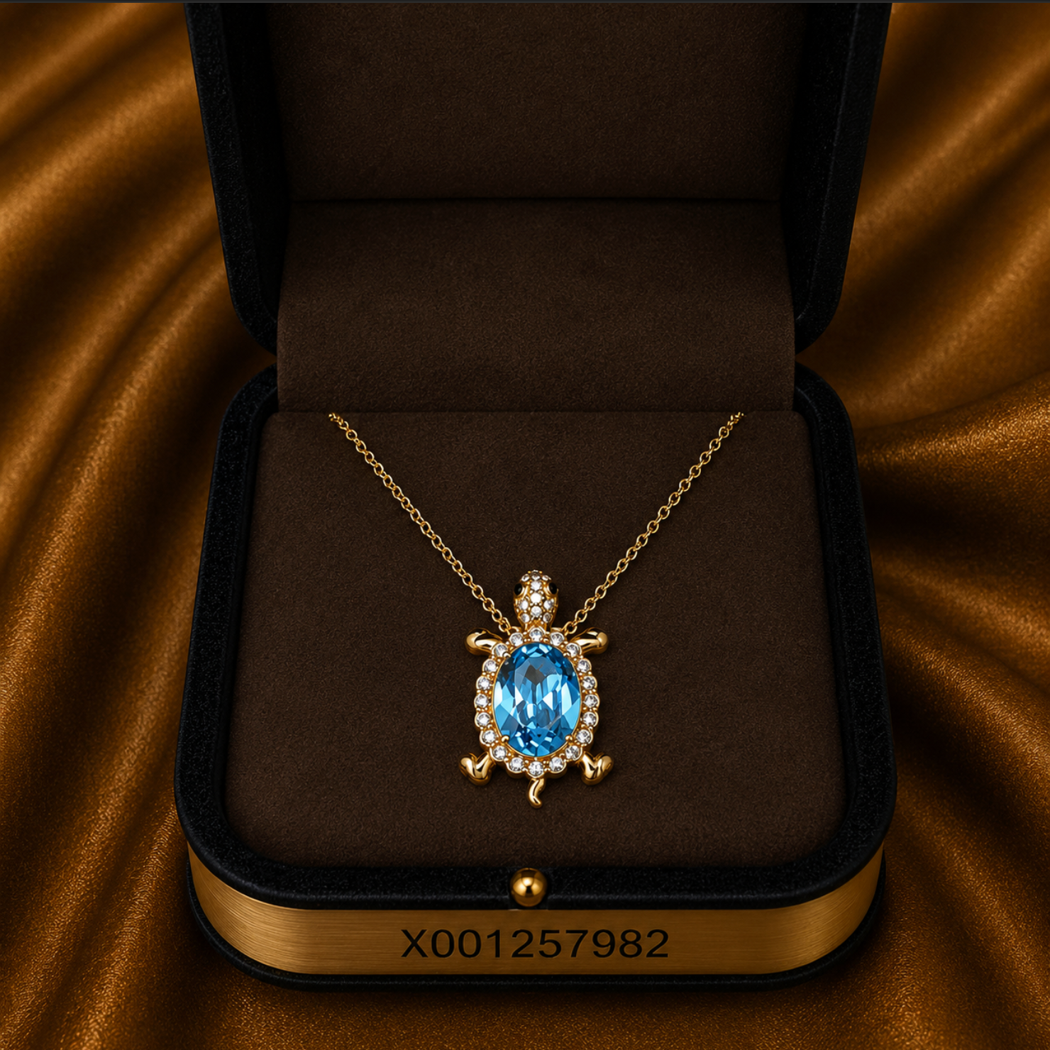 The Tori Necklace 18k Gold-Plated Tortoise