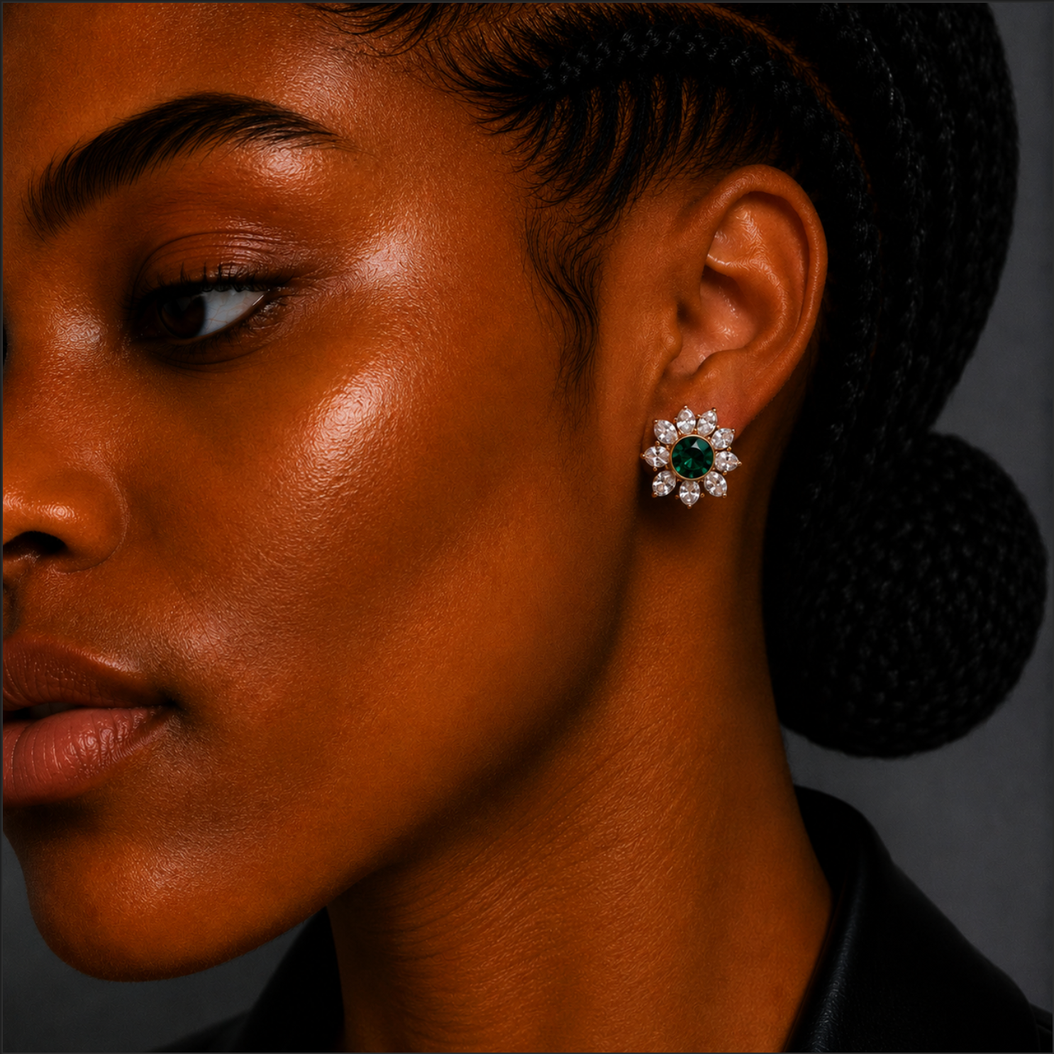 Floral Aurora Earrings – 18k Gold Plated