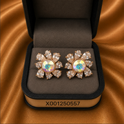 Floral Aurora Earrings – 18k Gold Plated