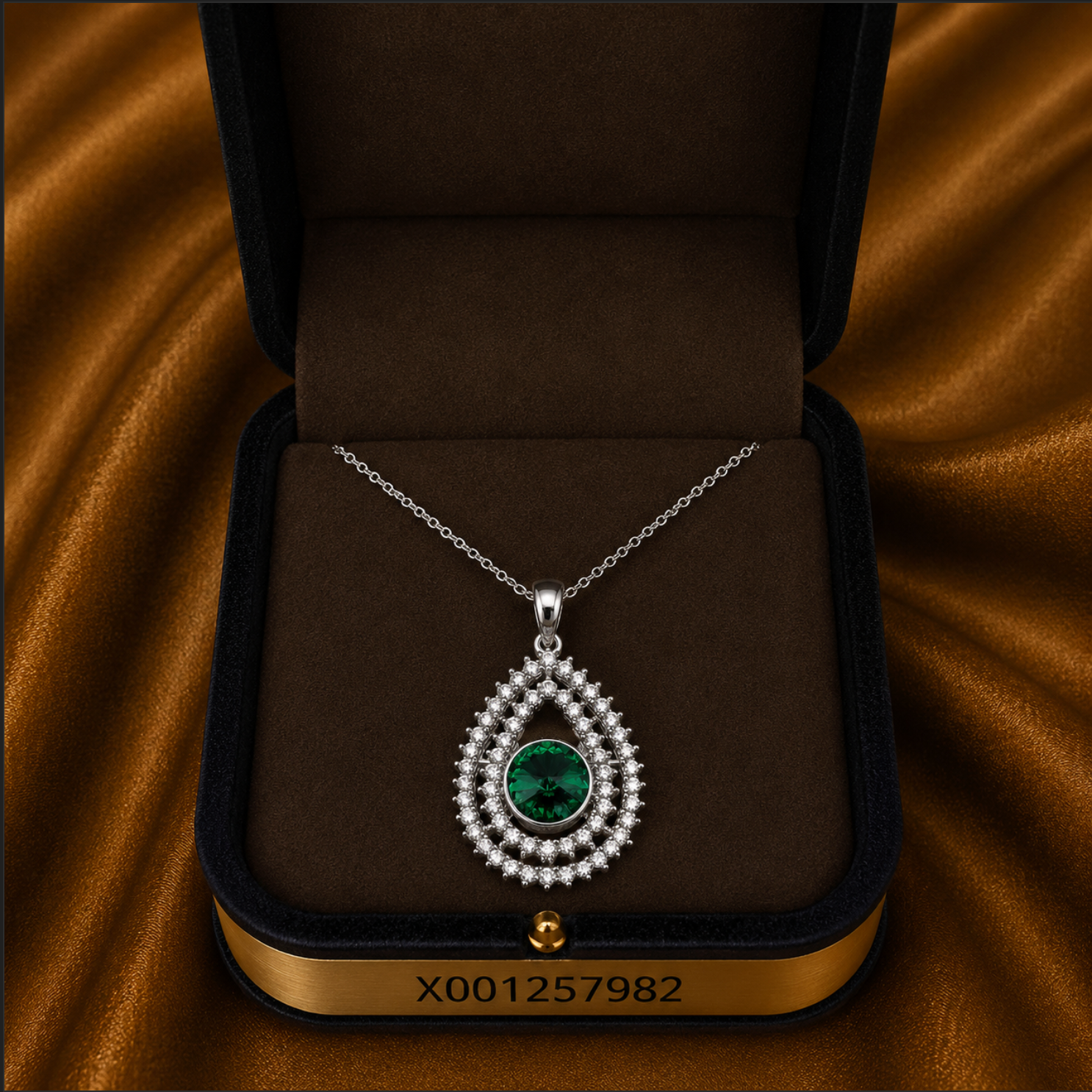 The Remi Necklace – Rhodium Plated