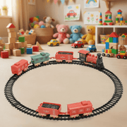 Classic Train Set – Battery Operated (14-Piece Track Set)