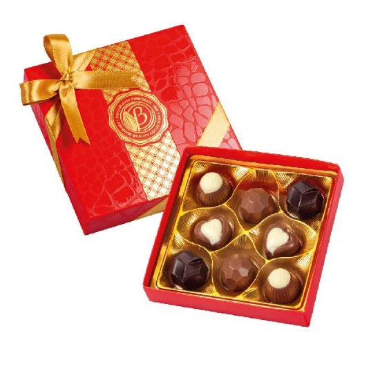 Bolci Assorted Chocolate Pralines Diamond Boutique Red Box, 96g