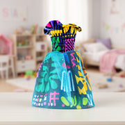 Zella Cotton African Print Doll Dress & Accessories – 11.5-Inch Kids Doll Outfit