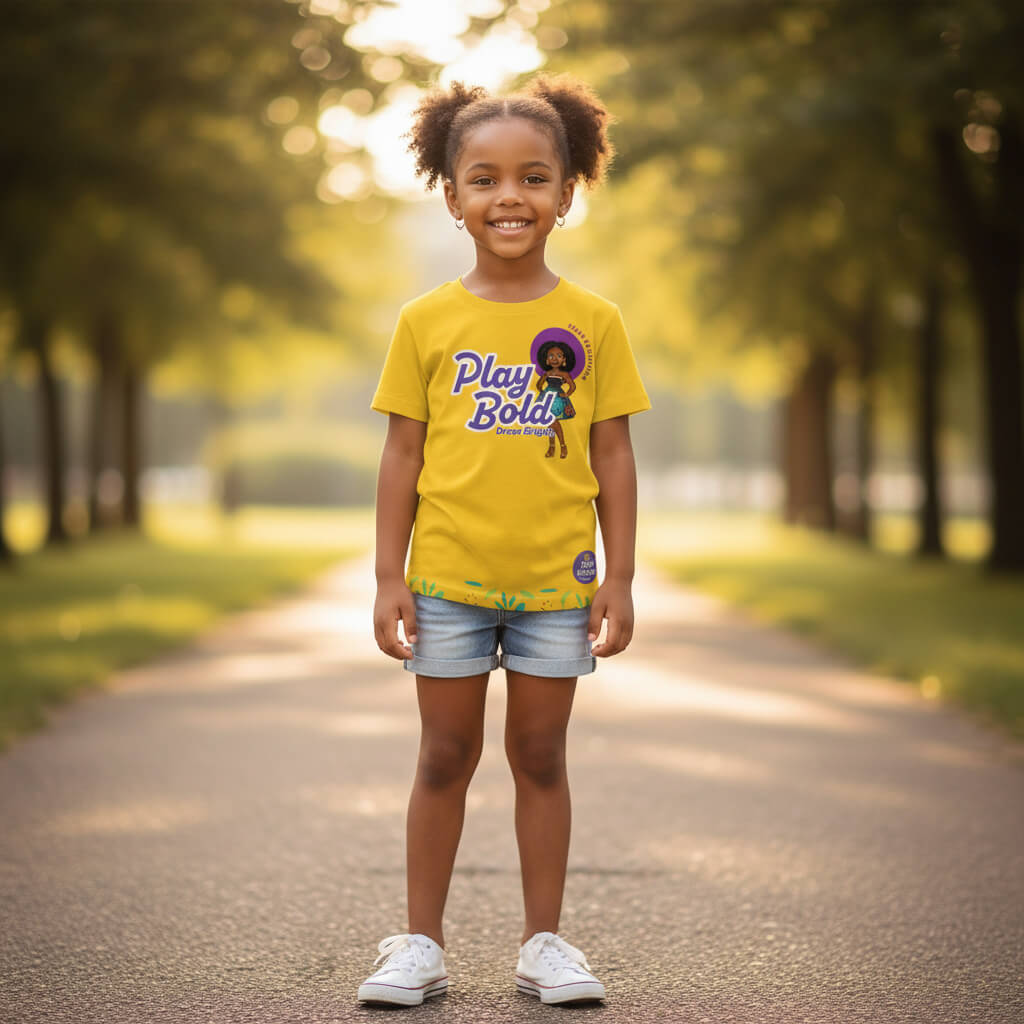 Zella “Play Bold, Dress Bright” Girls T-Shirt
