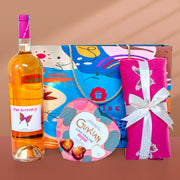 The Love Twilight – Rosé Wine & Guylian Love Praliné Hearts Chocolate Gift Hamper