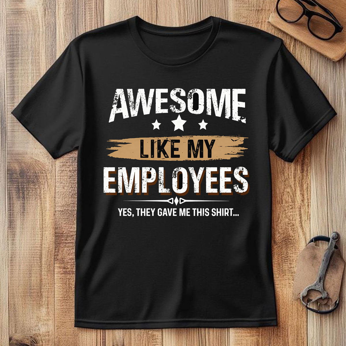 Awesome Boss T-shirt -Black
