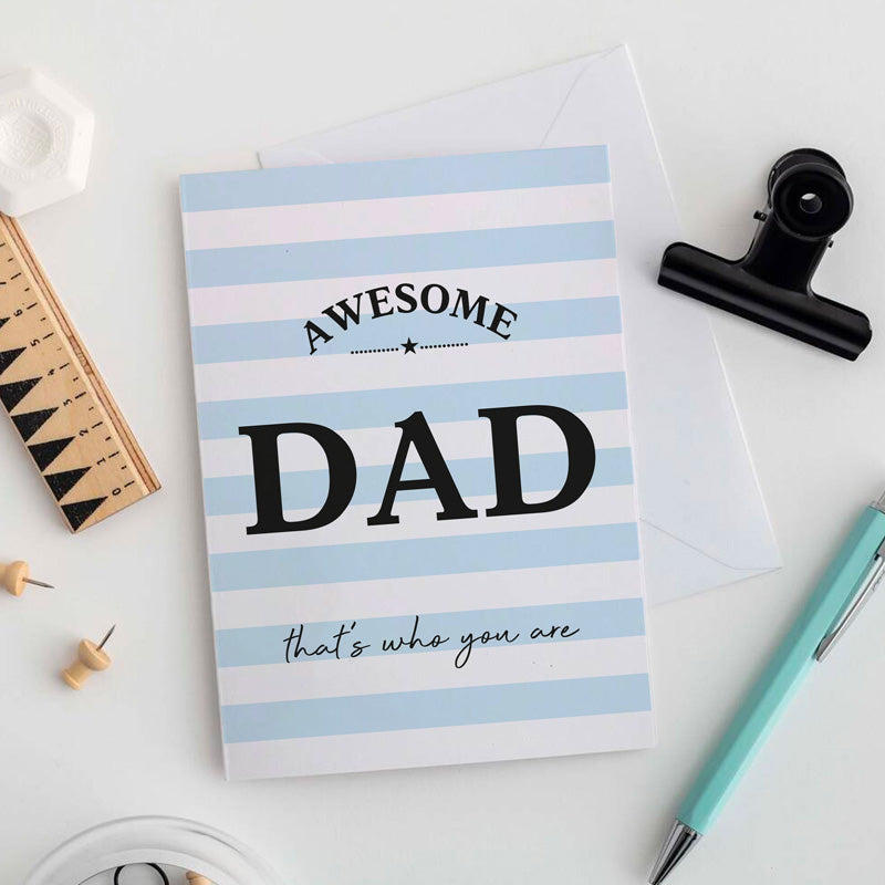 Awesome Dad A6 Card